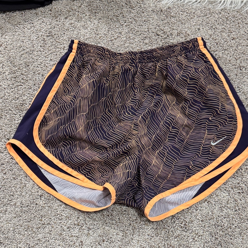 Nike Women’s Black Shorts with Orange Trim